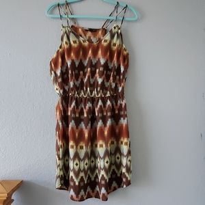 Brown sun dress
